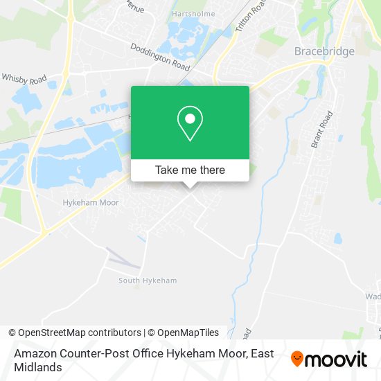 Amazon Counter-Post Office Hykeham Moor map