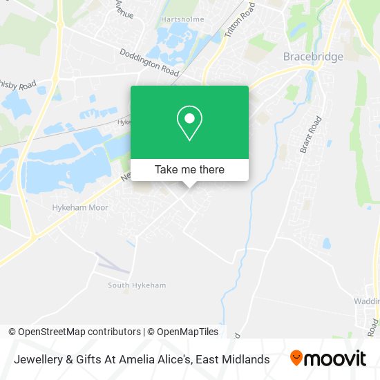 Jewellery & Gifts At Amelia Alice's map