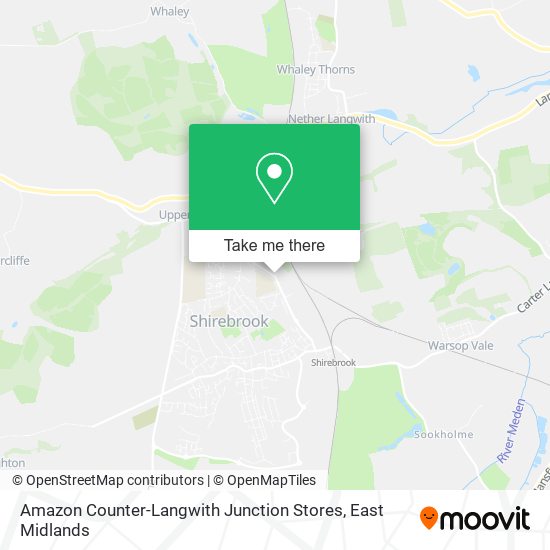 Amazon Counter-Langwith Junction Stores map
