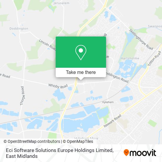 Eci Software Solutions Europe Holdings Limited map