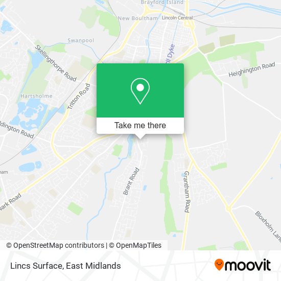 Lincs Surface map