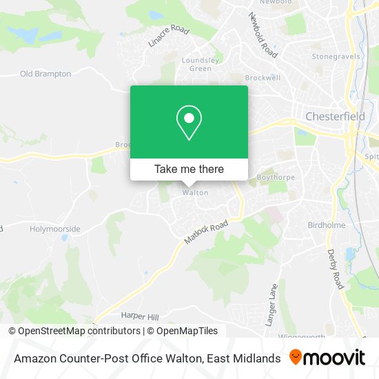 Amazon Counter-Post Office Walton map
