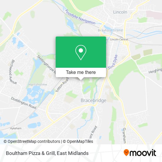Boultham Pizza & Grill map