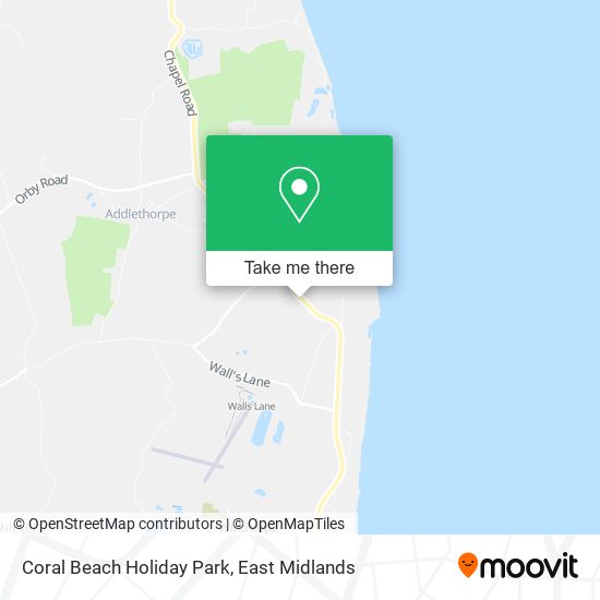Coral Beach Holiday Park map