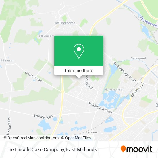 The Lincoln Cake Company map