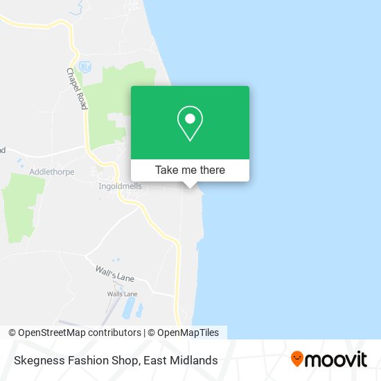 Skegness Fashion Shop map