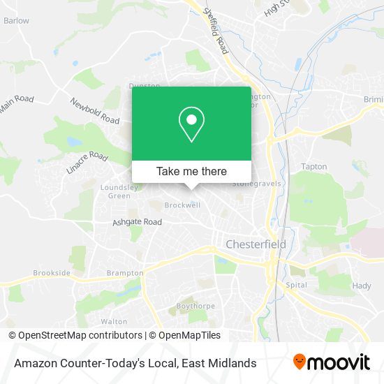 Amazon Counter-Today's Local map