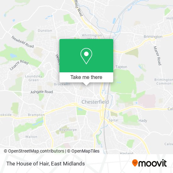 The House of Hair map