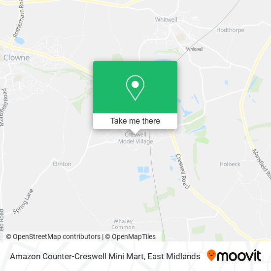 Amazon Counter-Creswell Mini Mart map