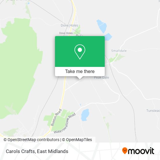 Carols Crafts map