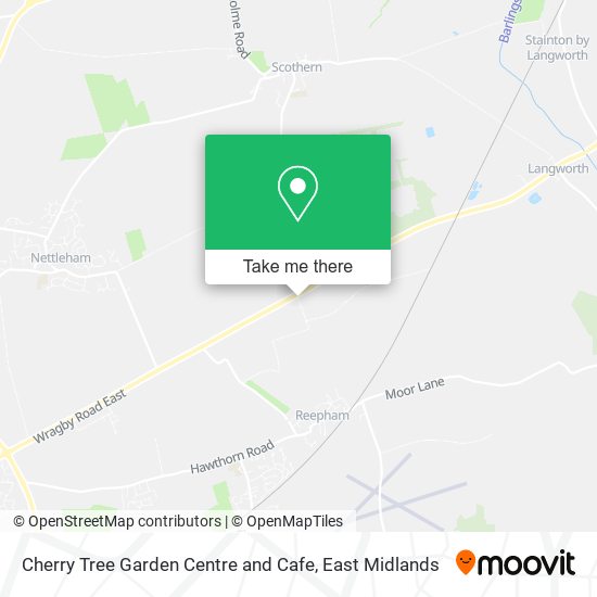 Cherry Tree Garden Centre and Cafe map
