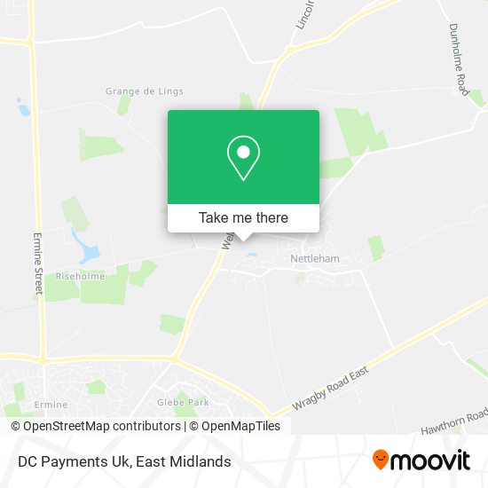 DC Payments Uk map