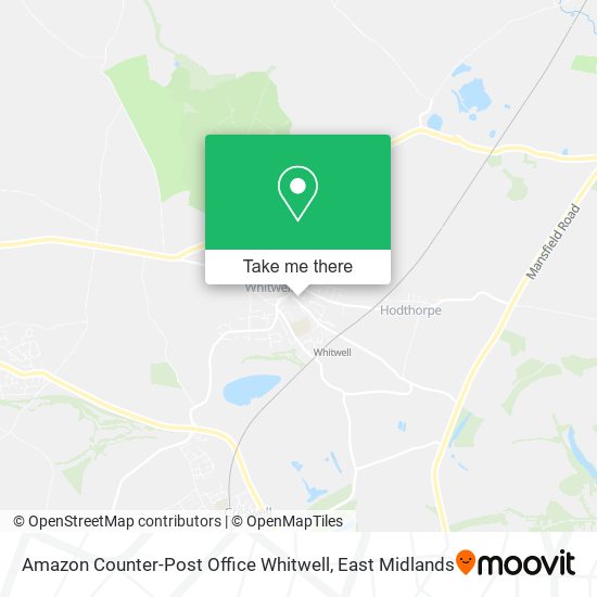 Amazon Counter-Post Office Whitwell map