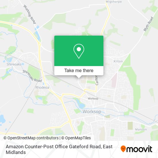 Amazon Counter-Post Office Gateford Road map