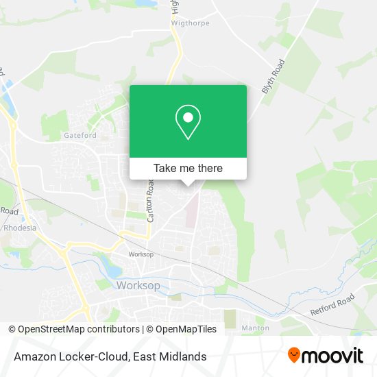 Amazon Locker-Cloud map