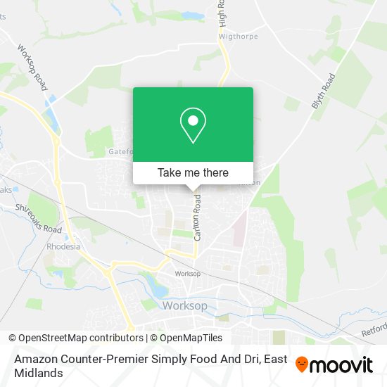 Amazon Counter-Premier Simply Food And Dri map