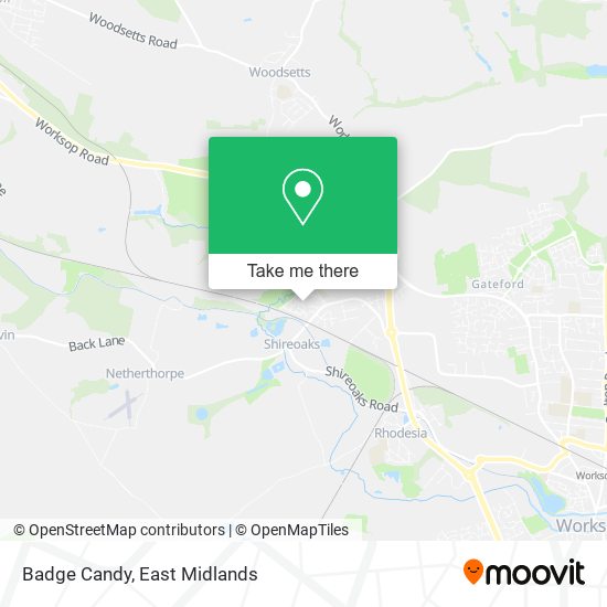 Badge Candy map