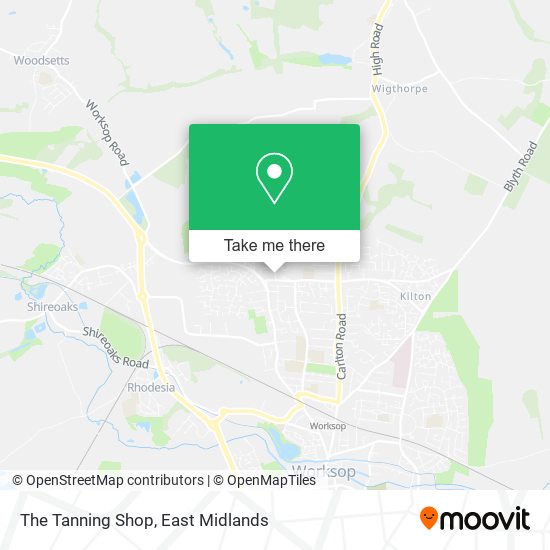 The Tanning Shop map