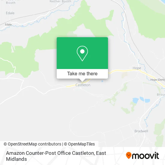 Amazon Counter-Post Office Castleton map