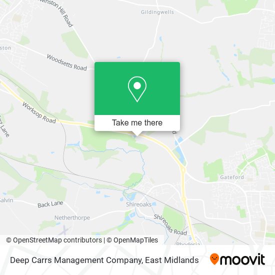 Deep Carrs Management Company map