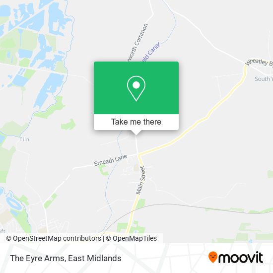 The Eyre Arms map