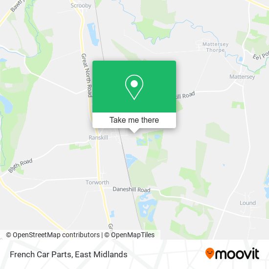French Car Parts map