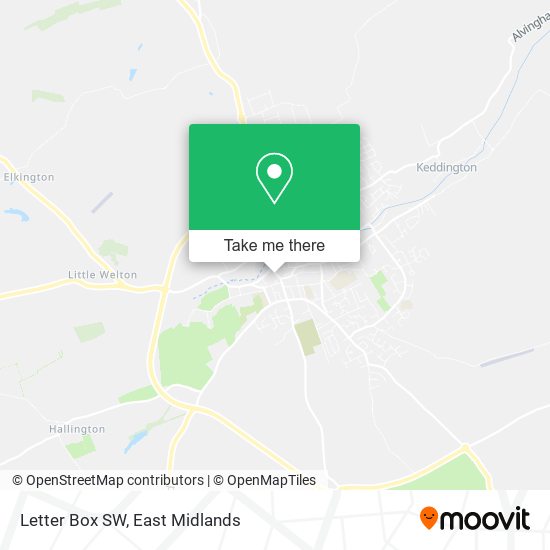 Letter Box SW map