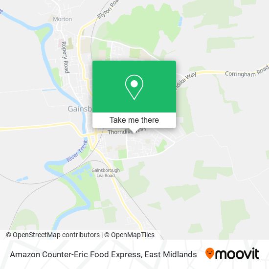 Amazon Counter-Eric Food Express map