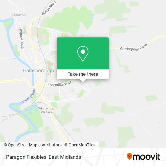 Paragon Flexibles map