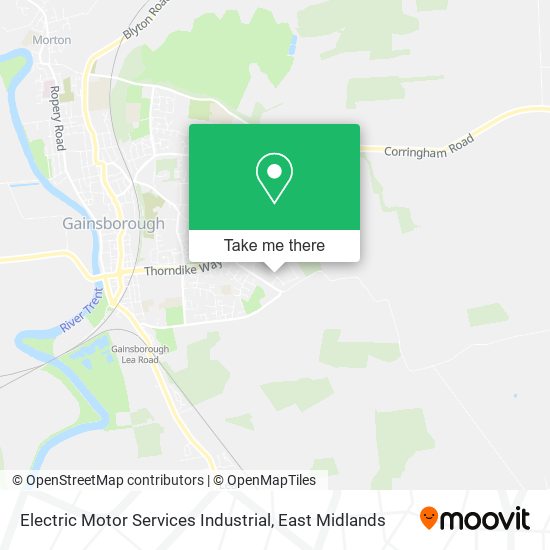 Electric Motor Services Industrial map