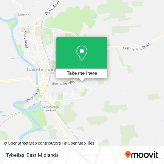 Tybellas map