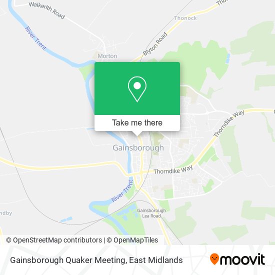 Gainsborough Quaker Meeting map