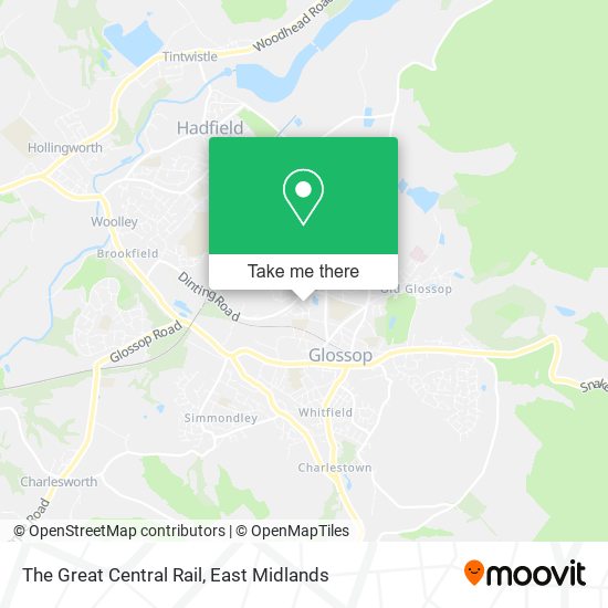 The Great Central Rail map