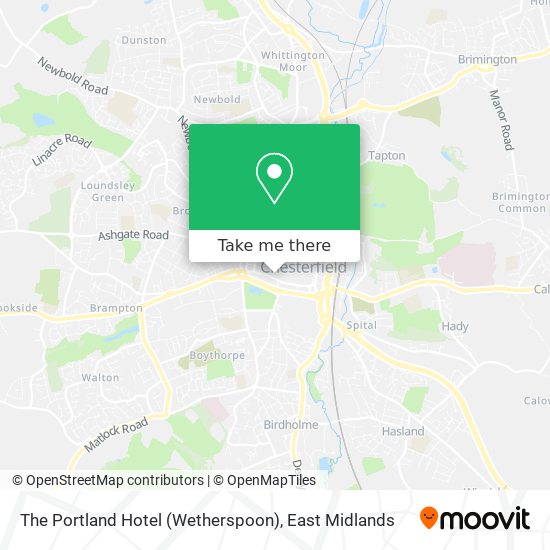 The Portland Hotel (Wetherspoon) map