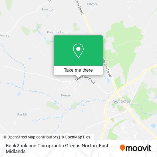 Back2balance Chiropractic Greens Norton map