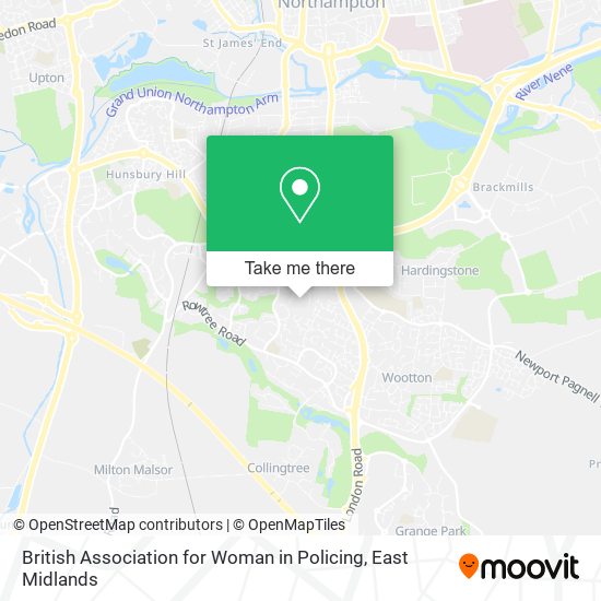 British Association for Woman in Policing map