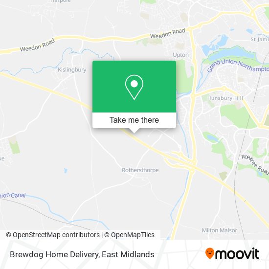 Brewdog Home Delivery map