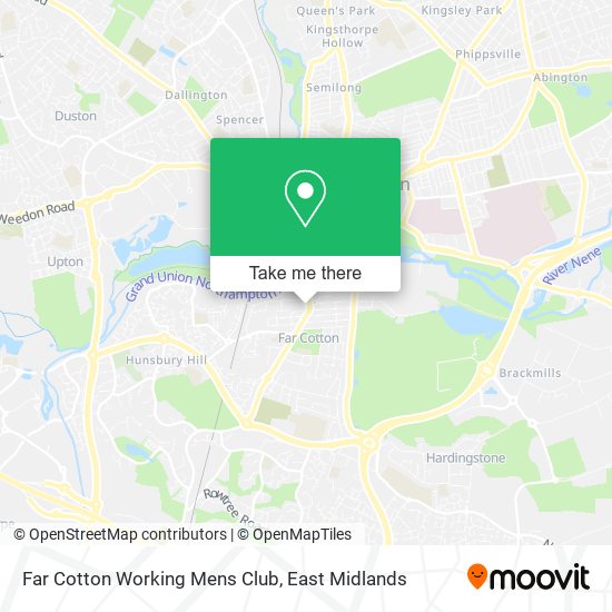 Far Cotton Working Mens Club map