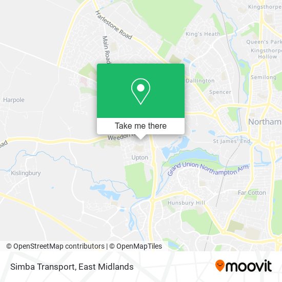 Simba Transport map