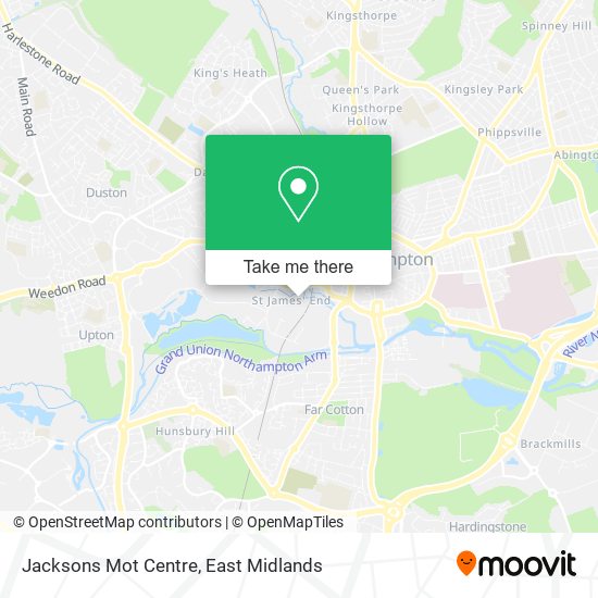 Jacksons Mot Centre map
