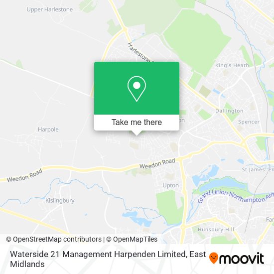Waterside 21 Management Harpenden Limited map