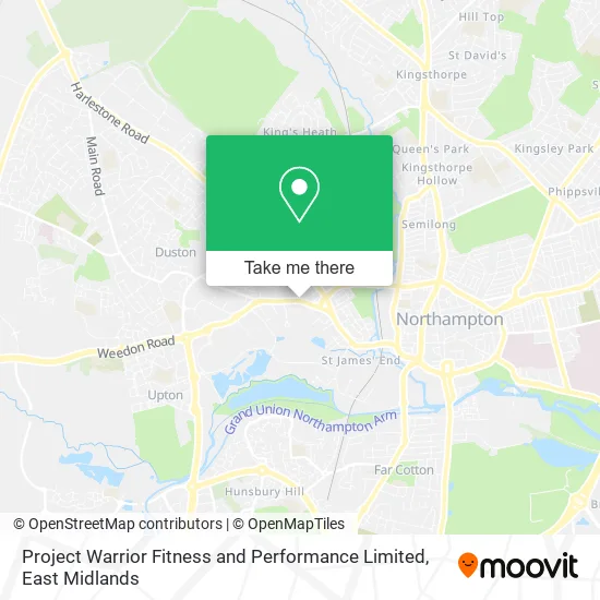Project Warrior Fitness and Performance Limited map