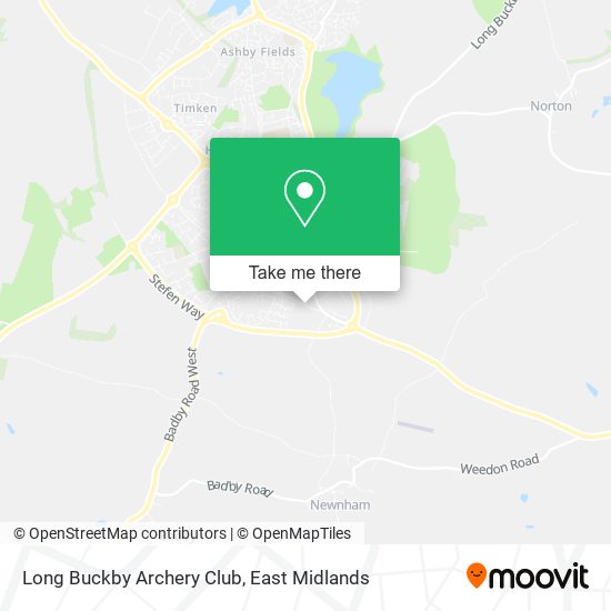 Long Buckby Archery Club map