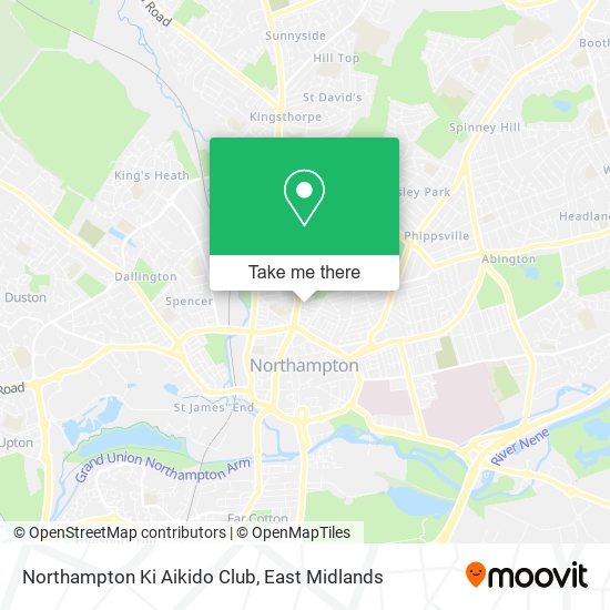 Northampton Ki Aikido Club map