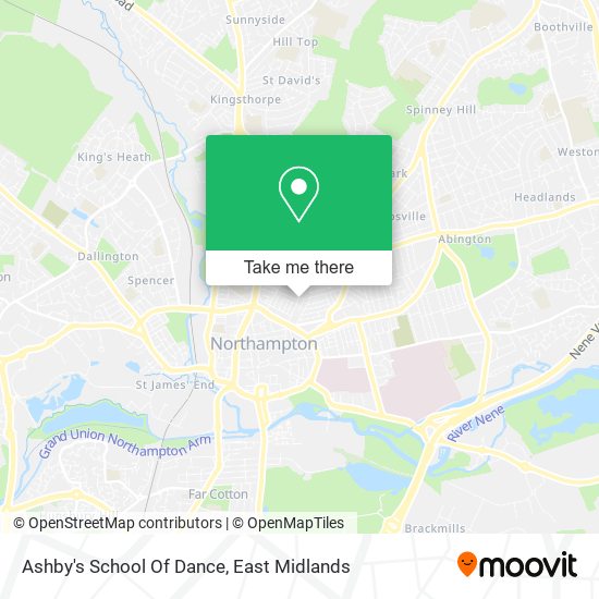 Ashby's School Of Dance map