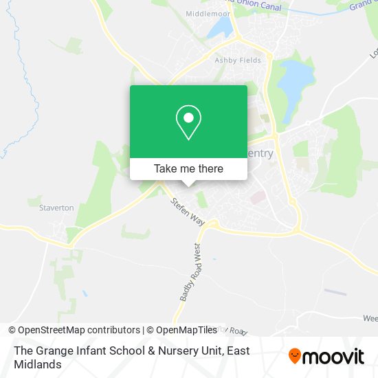 The Grange Infant School & Nursery Unit map