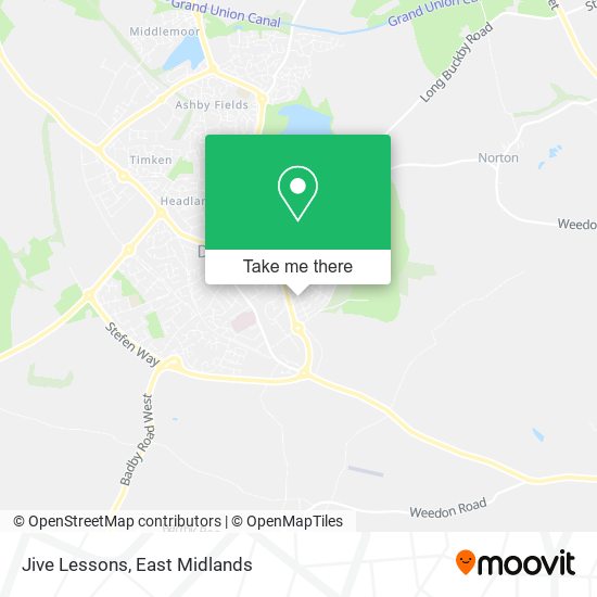 Jive Lessons map
