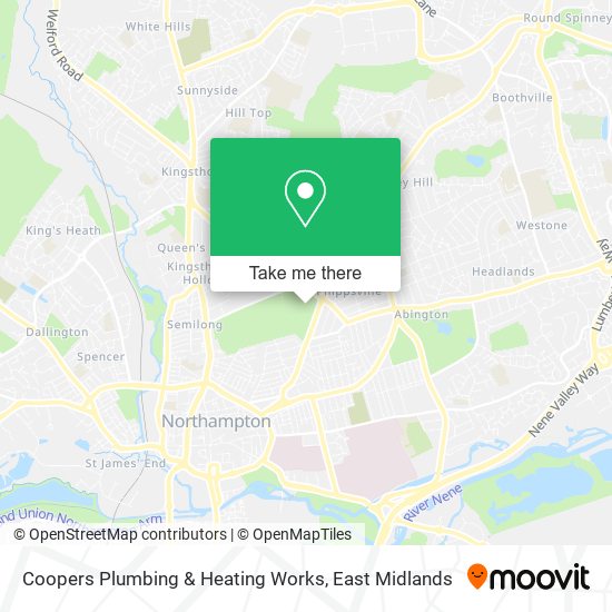 Coopers Plumbing & Heating Works map