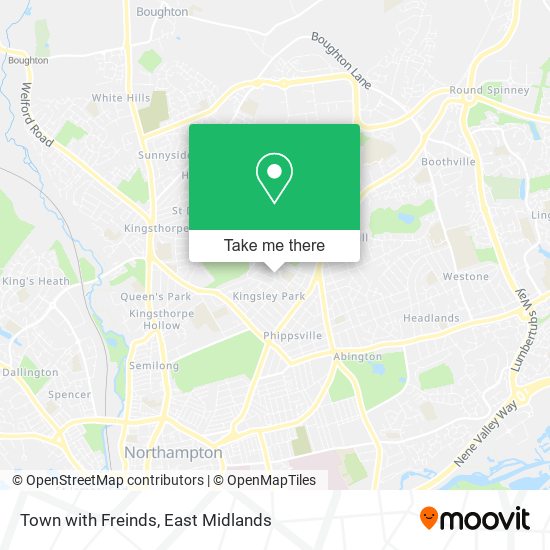 Town with Freinds map