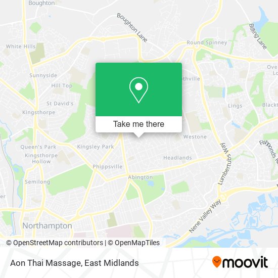 Aon Thai Massage map